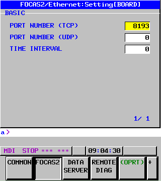 FANUC — tela 2