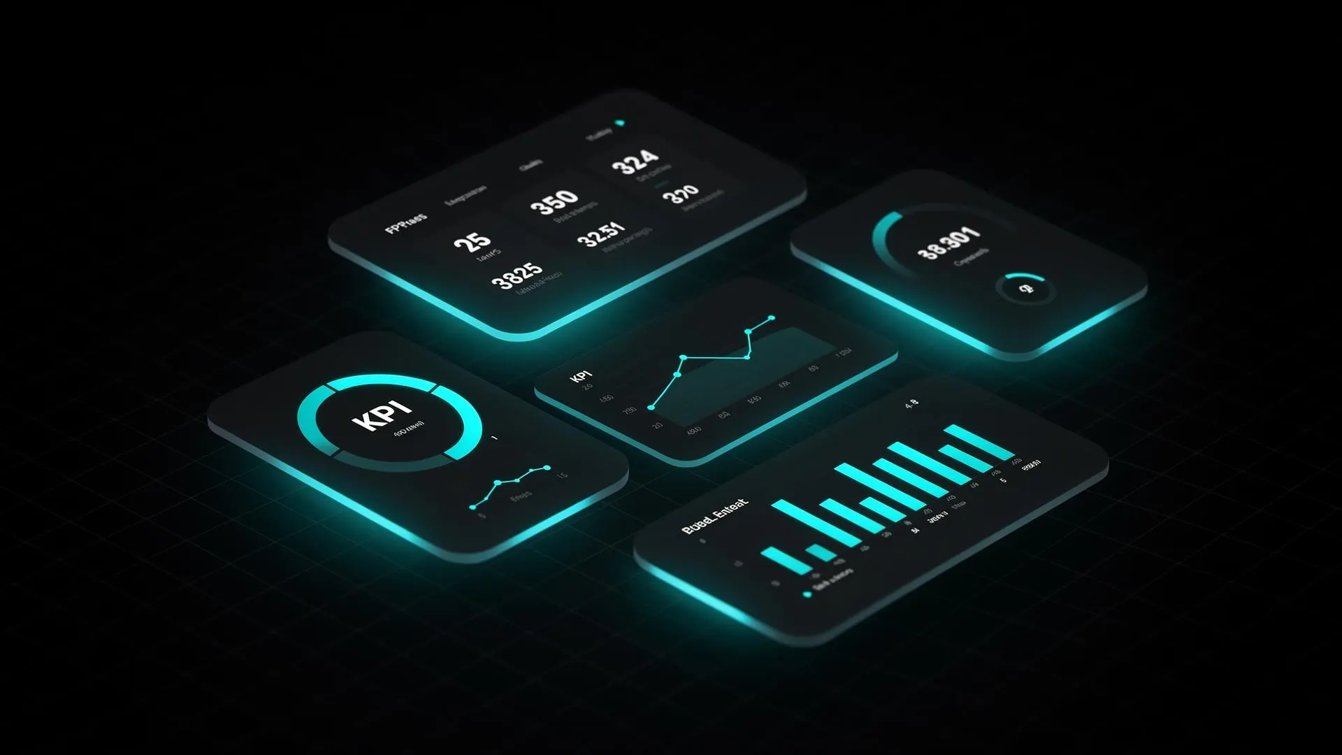 Composição de dashboards do CNC Monitor
